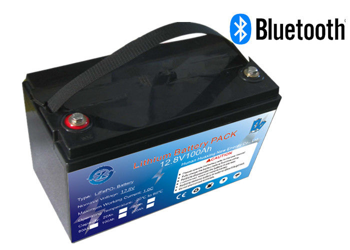 Deep Cycle Lifepo4 Bluetooth 12V 100AH Lithium Battery
